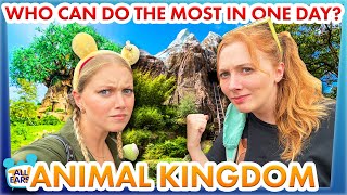 How To Do The MOST In Disneys Animal Kingdom in ONE DAY  19 Attractions [upl. by Yzzo]