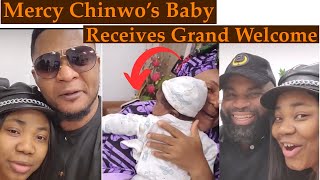 Mercy Chinwo amp Her Baby Receive Grand Welcome From Her Family and Friends [upl. by Bocoj]