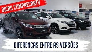 Honda HRV 2020  Diferenças entre as versões LX EX e EXL [upl. by Labaw]