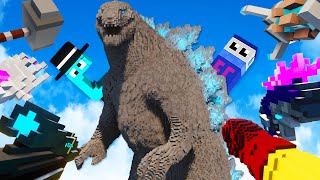 We Destroy Godzilla with Infinite Weapons and Mods in Teardown Multiplayer [upl. by Alrahc]