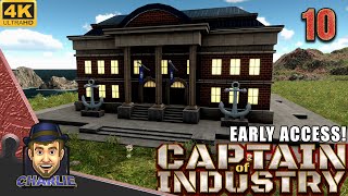 WE FEEL LIKE A CAPTAIN NOW  Captain of Industry  10  Early Access Gameplay [upl. by Dhar683]