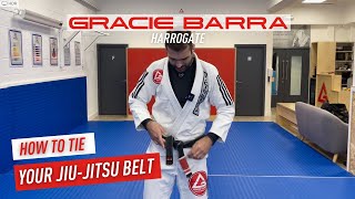 How to Tie Your Jiu Jitsu Belt [upl. by Placido]