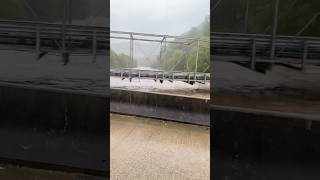 Tuckasegee river flooding 92724 [upl. by Ellennahc]