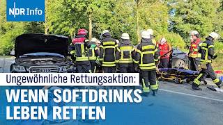 Schwerer Unfall in Niedersachsen Ungewöhnliche Rettungsaktion mit Limo und Cola  NDR Info [upl. by Cnut]