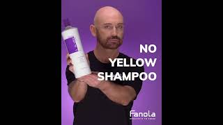 Fanola No Yellow Shampoo Demo Video [upl. by Nesyaj]