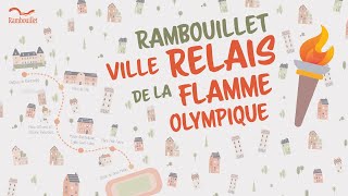 Rambouillet  ville relais de la flamme olympique [upl. by Lamoureux]