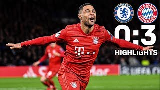 All Goals and Emotions of FC Bayerns 30 over Chelsea FC  Highlights [upl. by Nahn719]