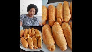 Nigerian Fish Roll Best Nigerian Fish Roll Recipe [upl. by Reinnej]