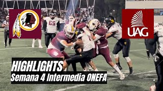 HIGHLIGHTS  Redskins vs Tecos UAG  Intermedia ONEFA Conferencia 2  Semana 4  2023 [upl. by Lazarus332]