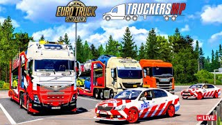 🔴 ETS2 Live  TruckersMP Live  Euro Truck Simulator 2 Multiplayer LIVE  ETS2 Gameplay [upl. by Jaquenetta]