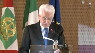 Mattarella Costituzione e coesione sconfiggono chi lacera società [upl. by Erida]