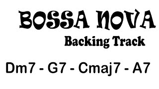 BOSSA NOVA 2516 Backing track in C Major [upl. by Rozamond]