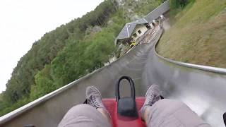 Frankenrodel  Erlebnisfelsen Pottenstein Onride Sommerrodelbahn [upl. by Pfeifer708]