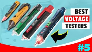 Best Voltage Testers 2024  Top 5 Non Contact Voltage Detector Review [upl. by Yrovi]