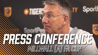 Millwall a  Emirates FA Cup 3rd Round  Nigel Adkins Press Conference [upl. by Eirok901]