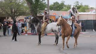 Horse Parade  2024 Gathering Of Nations Pow Wow  Powwowscom [upl. by Bouchier]