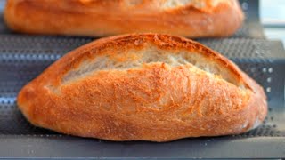 How to make Open Crumb Baguette  Best Homemade Baguette Recipe  Mini Baguettes Recipe [upl. by Michale646]