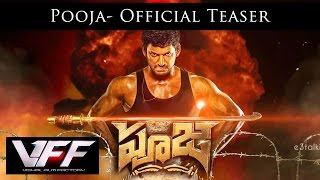 Pooja  Telugu Teaser  Vishal Shruti Haasan  Hari  Yuvan [upl. by Danielle]