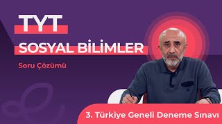 Endemik Yayınları 20232024 3 TG Deneme Sınavı TYT  Sosyal Bilimler Video Çözümlü Cevap Anahtarı [upl. by Ecirtaeb]