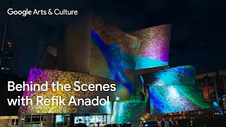 REFIK ANADOL transforms Walt Disney Concert Hall with AI  Google Arts amp Culture [upl. by Alderson386]