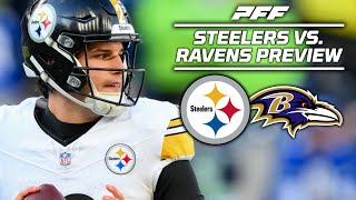 Steelers vs Ravens Week 18 Game Preview  PFF [upl. by Lechar]