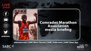 Comrades Marathon Association media briefing [upl. by Ellesirg]