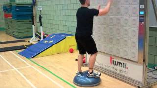 Interactive Fitness Equipment EQ Fitness Interactive Twall Video [upl. by Hepsibah]