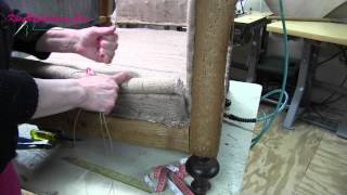 Upholstery Sewing On An Edge Roll [upl. by Rotberg535]