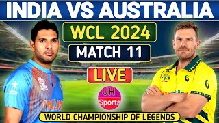 India Champion Vs Australia Champion Live Match 11 World Legends Cricket Match 2024  IND IN [upl. by Shandy]