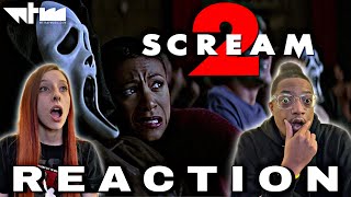 SCREAM 2 1997 MOVIE REACTION  WATCHING FIRST TIME [upl. by Eineeuq]