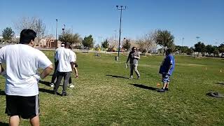 Semi Pro football tryouts in Palmdale at Marie Kerr 3272021 [upl. by Couq]