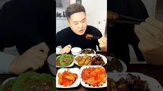 Korean cuisine spicy cabbage meat and vegetable combination5 chinesefood food shorts [upl. by Siclari]