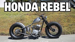 Honda Rebel 250 Bobber Build Part 5  I Can See the Finish Line [upl. by Calmas693]