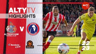 Altrincham Vs Dorking Wanderers  Official Extended Match Highlights  08102022 [upl. by Siseneg]