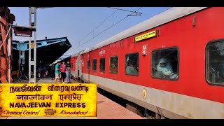 Ahmedabad to Chennai by Navajeevan Express  120 Kmph MPS High Speed Journey And Lovely New Timings [upl. by Ayortal]