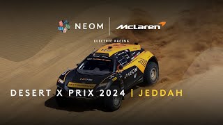 NEOM McLaren Extreme E Team  The 2024 Desert X Prix [upl. by Shem]