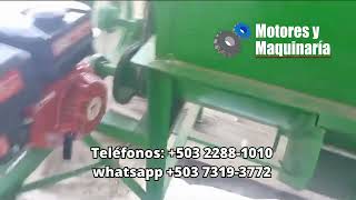 MEZCLADORA DE CONCENTRADO 2 QUINTALES CON MOTOR GASOLINA 🔥💯 elsalvador agriculture farming [upl. by Siusan]