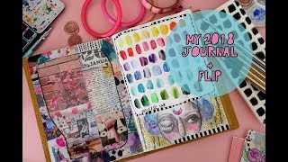 My 2018 Journal Choice and Flip [upl. by Ahsonek]