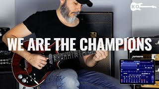 Queen  We Are the Champions  Electric Guitar Cover by Kfir Ochaion  Jamzone App [upl. by Barcroft370]