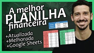 ATUALIZADA a Melhor PLANILHA de FINANÇAS PESSOAIS do Google Planilhas Orçamento  Cartão Crédito [upl. by Aleakim227]