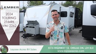 2024 Ember RV Touring 21MRK Vin 2262  Layzee Acres RV Sales [upl. by Eirehs260]