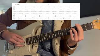 Parachutes  Coldplay  Easy Guitar Tab Video [upl. by Artimed]