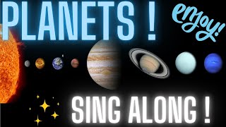 Planet song  round amp round they go  Sing along about the solar system [upl. by Marsha722]