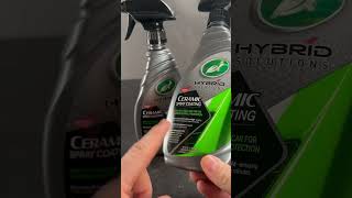 Turtle Wax Ceramic Spray Coating automobile automotive bestautocare [upl. by Ardeid]