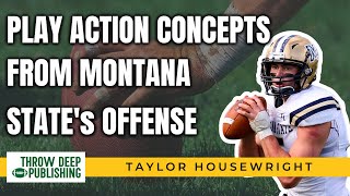 Dominant Play Action Passing Concepts from Montana States Offense [upl. by Eldrid717]