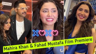 QuaideAzam Zindabad Premiere Night in Karachi  Mahira Khan  Fahad Mustafa  Madiha Imam [upl. by Thier]