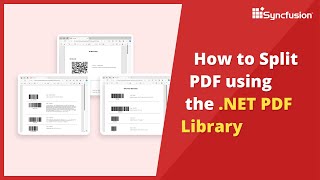 How to Split a PDF Using the NET PDF Library [upl. by Iralam]