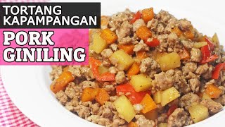 PORK GINILING  TORTANG KAPAMPANGAN  HUNGRY MOM COOKING [upl. by Gabe714]