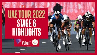 UAE Tour 2022 Stage 6 Highlights [upl. by Revolc]