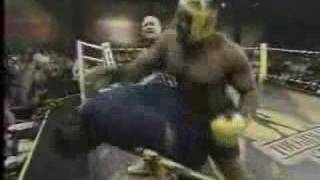 Bob Sapp vs William Refridgerator Perry Boxing [upl. by Dowdell]